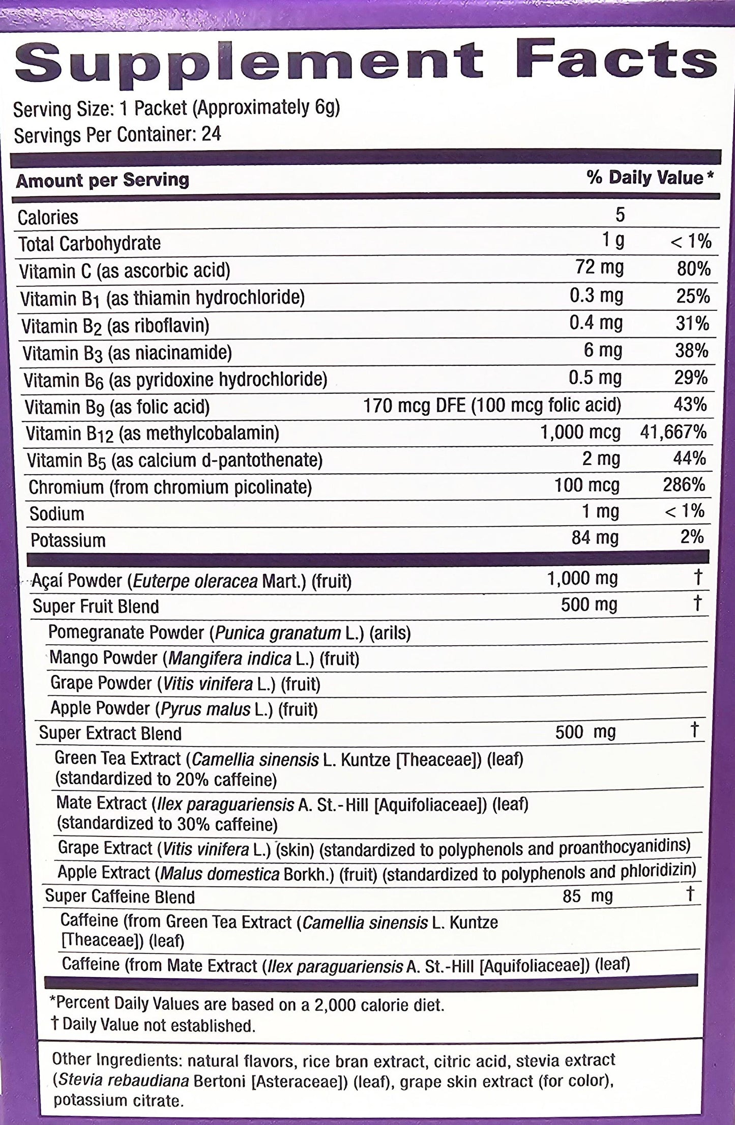 Purple Sticks - Aai Energy Boost